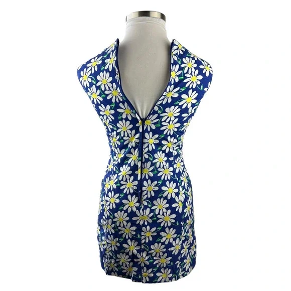 Lilly Pulitzer Floral Daisy Shift Dress Sleeveless Size 8 Vintage Y2k 90's 00's - Picture 13 of 16